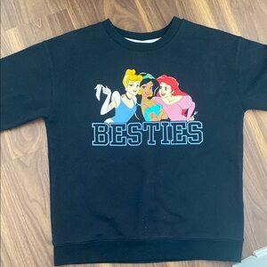 Sale 😉 3 for $15
 Joe Fresh/ Disney Princess Black Kids Sweatshirt, size L